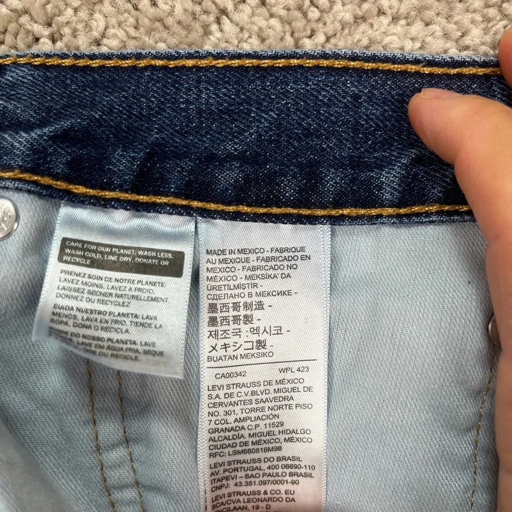 Levi's‎ 550 Relaxed Fit Jeans Men's 42x30 Blue Denim Pants Strauss Red Tab